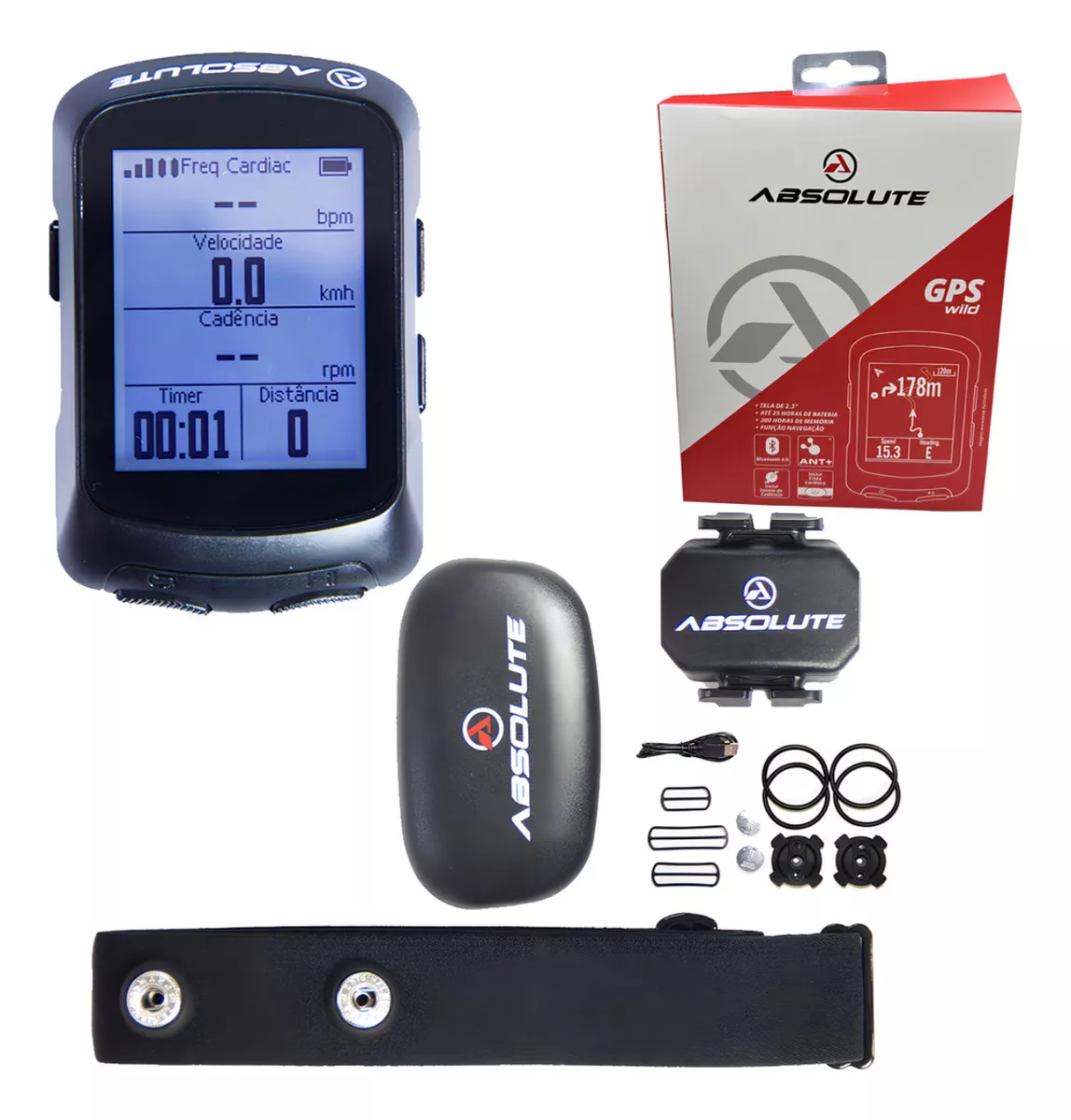 Ciclocomputador GPS Absolute Wild